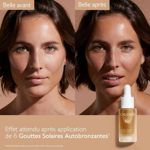 Caudalie Gouttes Solaires Autobronzantes 15ml Teint Hâlé Naturel