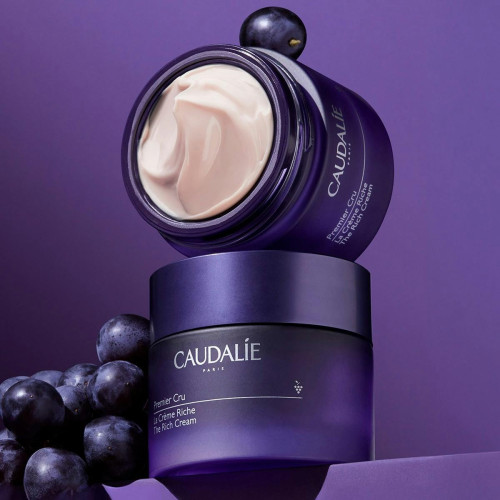 Caudalie Premier Cru La Crème Riche 50ml Anti-Âge Peau Éclatante