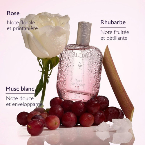 CAUDALIE Rose de Vigne : Eau Fraîche Spray 50ml - Fraîcheur Florale