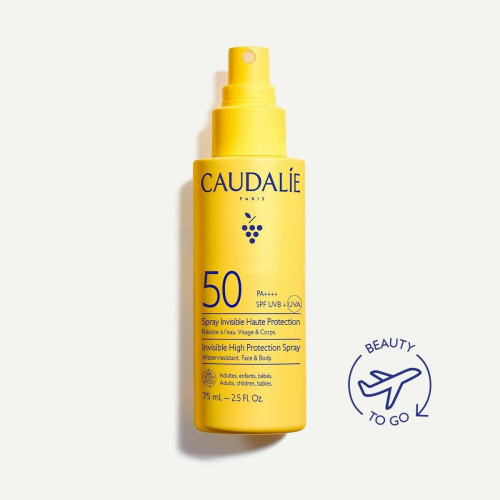 Caudalie Solaire SPF50 Spray : Protection invisible haute protection
