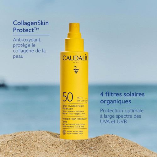 Caudalie Solaire SPF50 Spray : Protection invisible haute protection