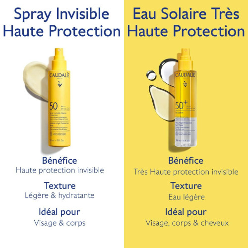 Caudalie Solaire SPF50 Spray : Protection invisible haute protection