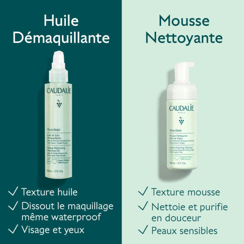 Vinoclean Huile de Soin Démaquillante 75 ml