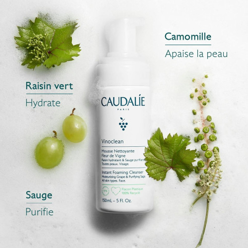 Vinoclean Mousse Nettoyante Fleur de Vigne 50 ml