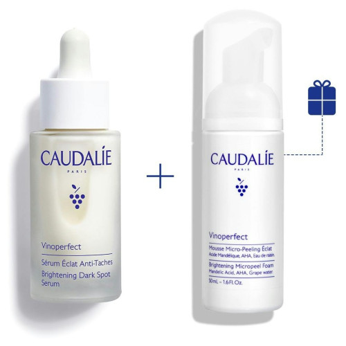 Caudalie Coffret Vinoperfect : Sérum Anti-Taches + Mousse C3 2026