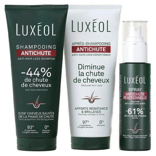 Coffret Luxeol : Réduit chute cheveux jusqu’à -61%