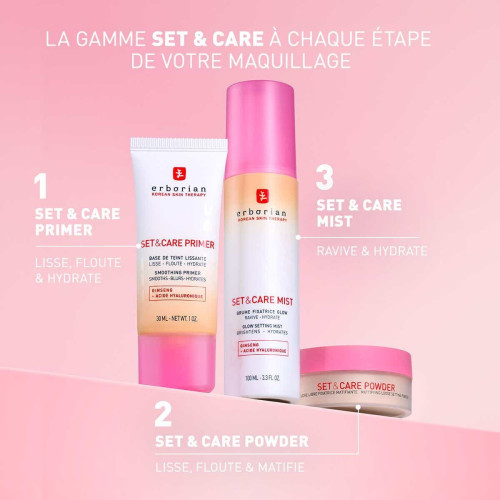Brume Fixatrice Erborian Glow - Hydratation 8h & Fini Lumineux