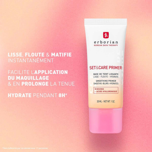 Base Teint Lissante Erborian : +43% Matité, Soin Hydratant 30ml