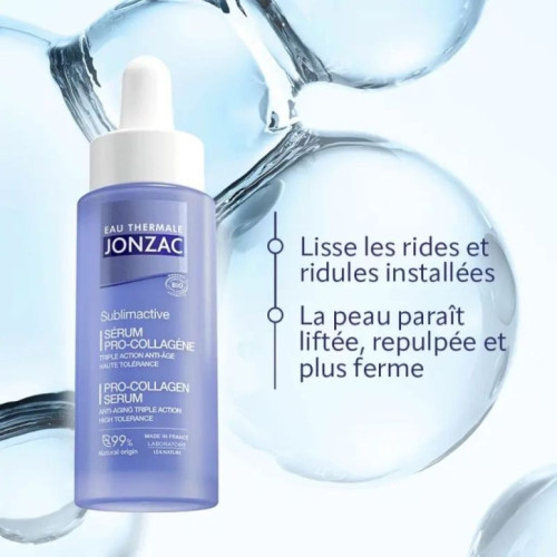 Eau Thermale Jonzac Sérum Pro-Collagène : Lift & Éclat Anti-Âge
