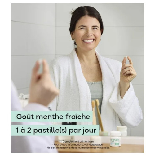 Haleine fraîche avec Biogaia : 30 pastilles probiotiques zinc xylitol