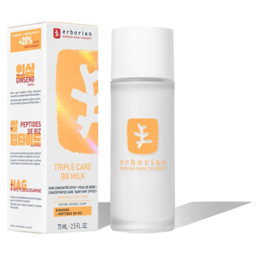 Erborian BB Milk : Soin 3-en-1 peau de bébé, lisse & lumineuse
