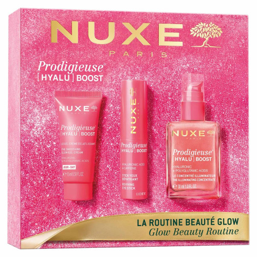 NUXE Coffret Glow : Routine 3 soins pour un éclat naturel instantané