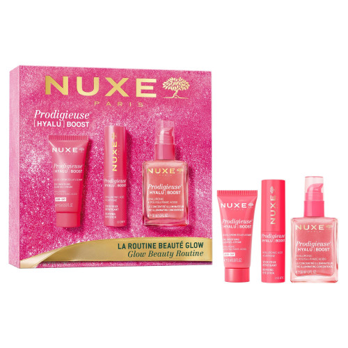 NUXE Coffret Glow : Routine 3 soins pour un éclat naturel instantané