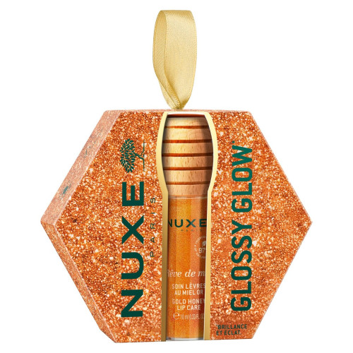 Coffret Nuxe Miel Or : Soin Lèvres 10ml - Éclat Instantané