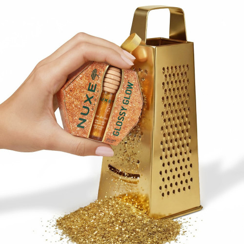 Coffret Nuxe Miel Or : Soin Lèvres 10ml - Éclat Instantané