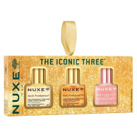 Coffret Nuxe Huile Prodigieuse : 3 huiles sèches éclat & soin