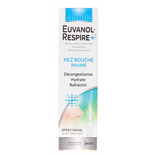 Euvanol Respire+ 20mL - Soulage le Nez Bouché Rapidement