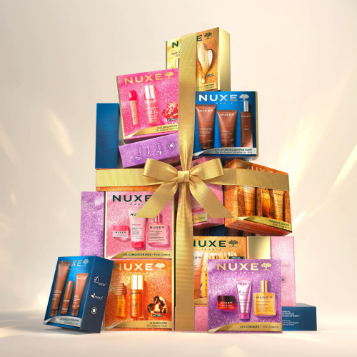 Coffret Noël NUXE 2026 : 3 Soins Iconiques Éclat Visage & Cheveux