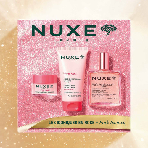 NUXE Very Rose : Coffret 3 Soins Iconiques Floraux