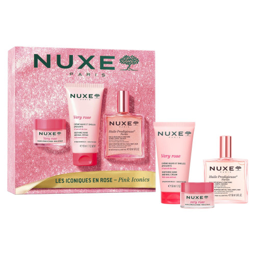 NUXE Very Rose : Coffret 3 Soins Iconiques Floraux