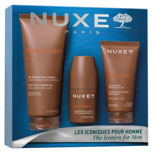 NUXE Coffret Trio Homme : Routine Soin & Protection 24H