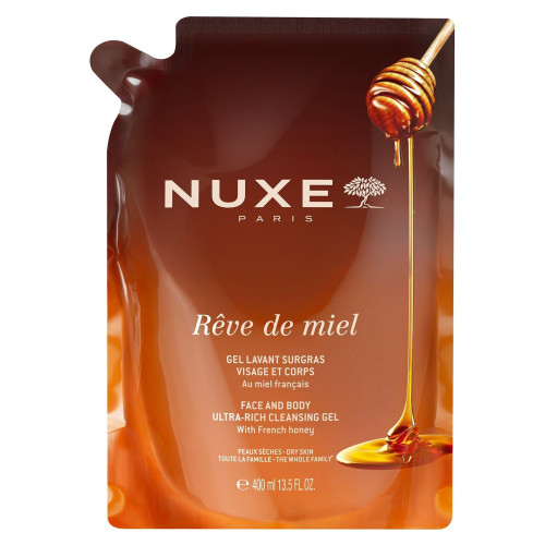 Gel Lavant Nuxe Rêve de Miel : Douceur & Apaisement Peaux Sèches
