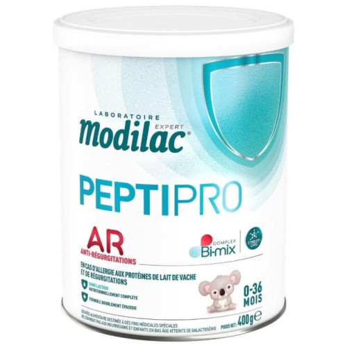 Lait APLV anti-régurgitations Modilac Expert 400g - 0 à 36 mois