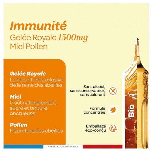 Gelée Royale Bio 1500 mg : Énergie & Immunité | Super Diet