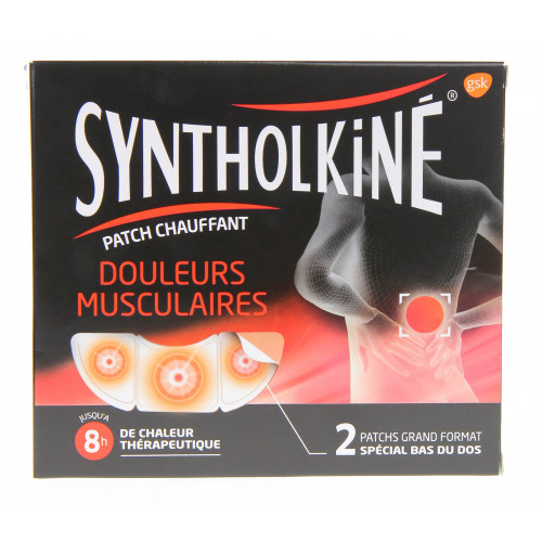 SYNTHOLKINE Patchs chauffants Zones Etendues 2 Patchs-8154