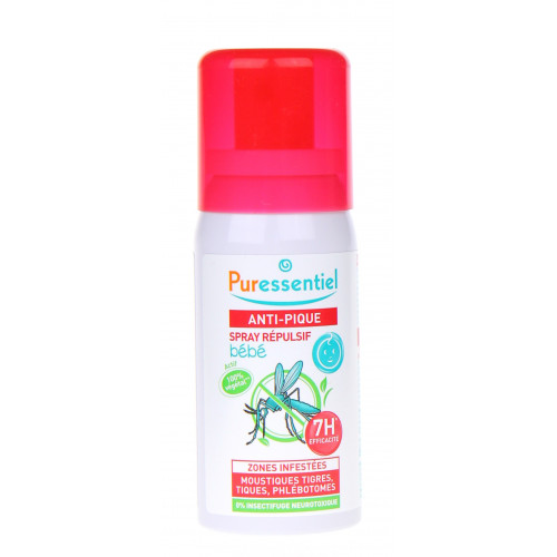 PURESSENTIEL ANTI-PIQUE Bébé Spray Repulsif Zones Infestées-8156