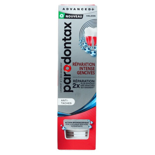 Parodontax Advanced+ : Réparation intense gencives, 2x plus efficace