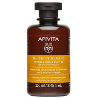 Shampooing Apivita Kératine Réparateur - Cheveux Secs & Abîmés - 250ml