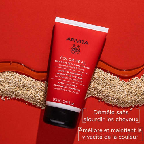Après-Shampoing Apivita : Couleur Protégée & Cheveux Hydratés - 150ml