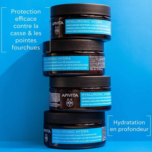 Hydratation Intensive Apivita : Masque Cheveux au Miel et Hyaluronique