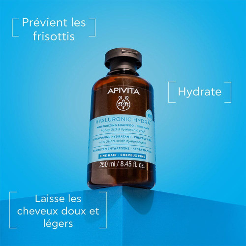 Apivita Shampoing Cheveux Fins : Hydratation 72h, Sans Sulfate