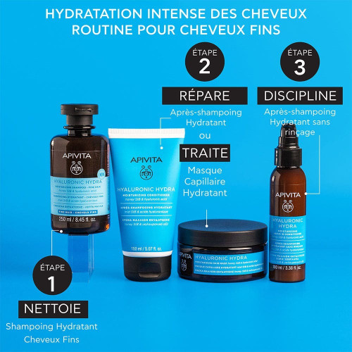Apivita Shampoing Cheveux Fins : Hydratation 72h, Sans Sulfate