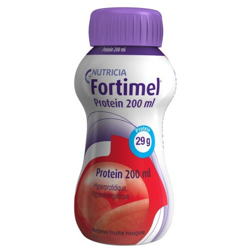 Fortimel Compact Protéines - Boisson Fruits Rouges, 4x125ml