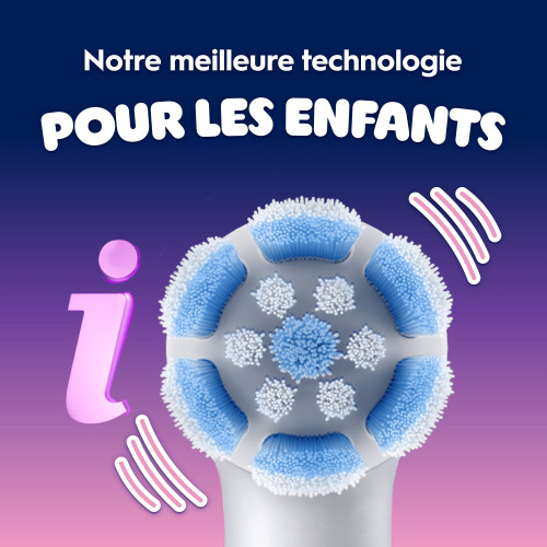 Brosse à dents électrique Oral-B Kids Angel - Nettoyage doux dès 6 ans