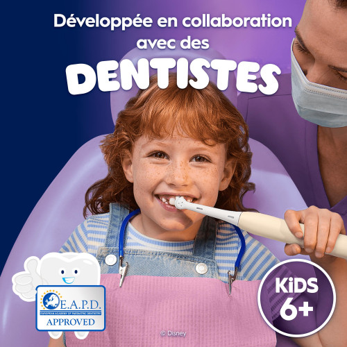 Brosse à dents électrique Oral-B Kids Angel - Nettoyage doux dès 6 ans