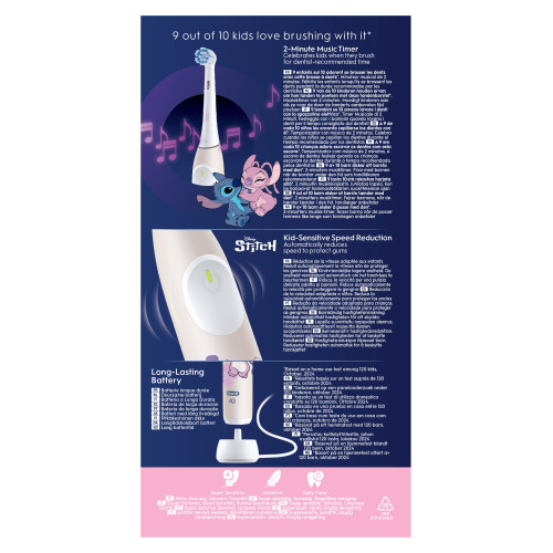 Brosse à dents électrique Oral-B Kids Angel - Nettoyage doux dès 6 ans