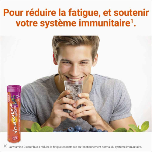 Vitamine C Vitascorbol 1000mg : Fatigue & Défenses renforcées