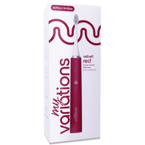 Brosse à dents électrique MyVariations - Rouge - Nettoyage sonique 40K