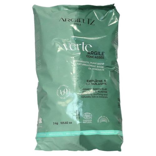 Argile verte concassée Argiletz - 3kg | Purifie & Rééquilibre