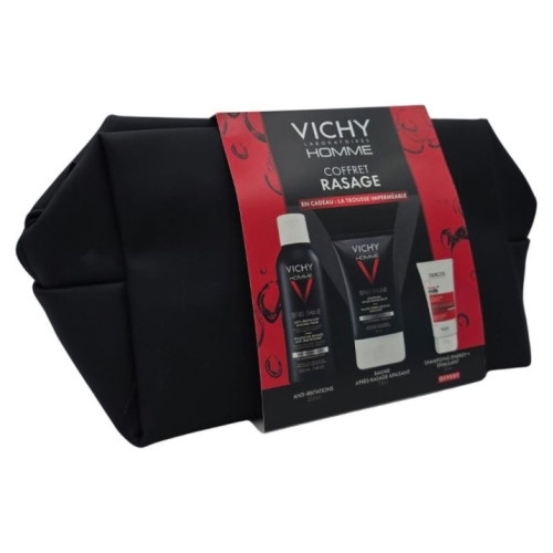 Vichy Homme : Rituel Rasage Apaisant – Coffret Anti-Irritations