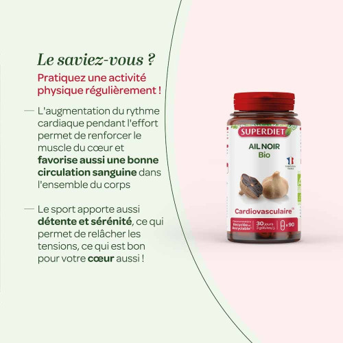 Ail Noir Bio Super Diet : Soutien Cardiovasculaire & Immunité