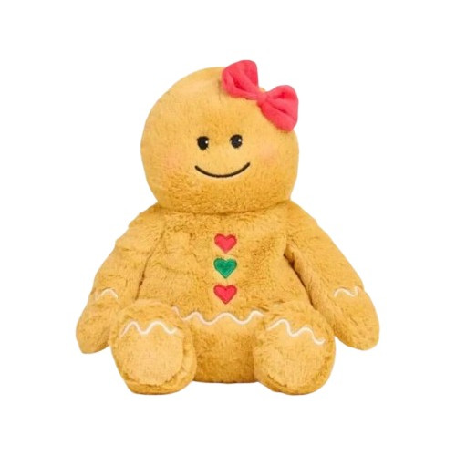 Bouillotte Peluche Pain d'Épices 31 cm - Chaleur douce Soframar
