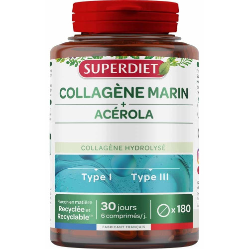 Collagène Marin Super Diet : 180 comprimés - Peau & Articulations