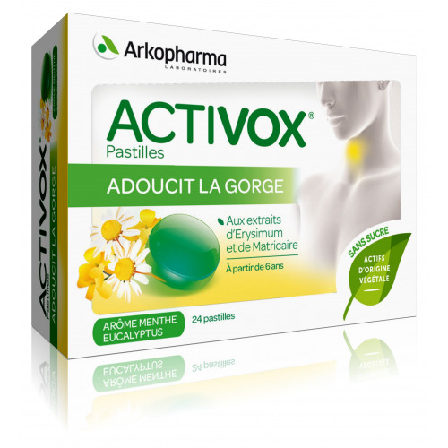 ARKOPHARMA Activox Menthe Eucalyptus Pastilles-8189