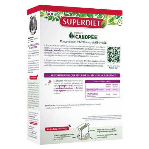 Chardon Marie Bio Super Diet - Protège le foie & digestion