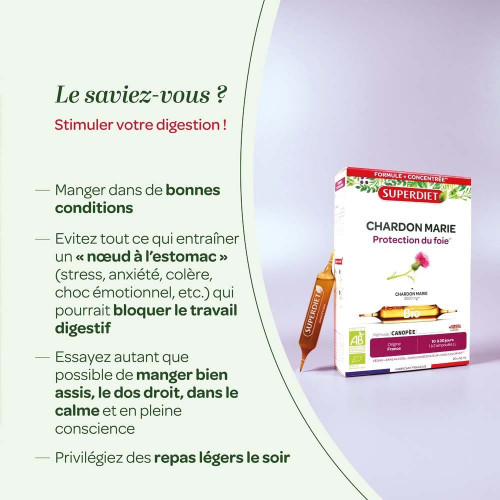 Chardon Marie Bio Super Diet - Protège le foie & digestion